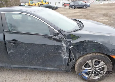 2018 Honda Civic Lx from USA, damaged, VIN 19XFC2F51JE008018